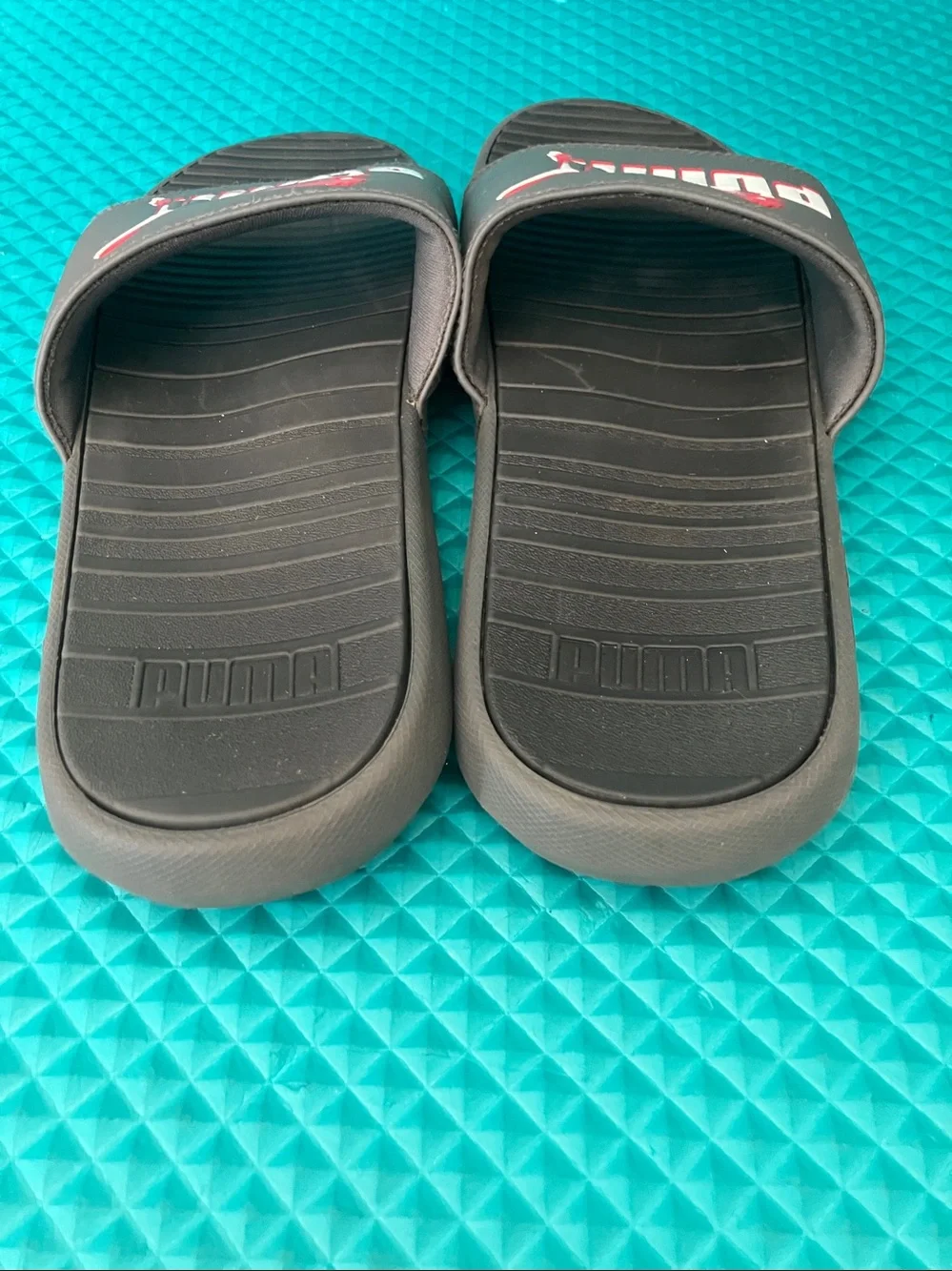 PUMA Mens Cool Cat Leap Slide Grey Sandals | 11